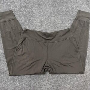 Lululemon Jogger Pants‎ Womens 14 Black High Rise Pockets Yoga Gym Athletic Wear